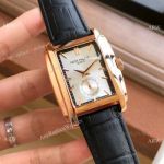 Copy Patek Philippe Gondolo Rose Gold White Watches